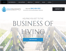 Tablet Screenshot of dnsproperties.com